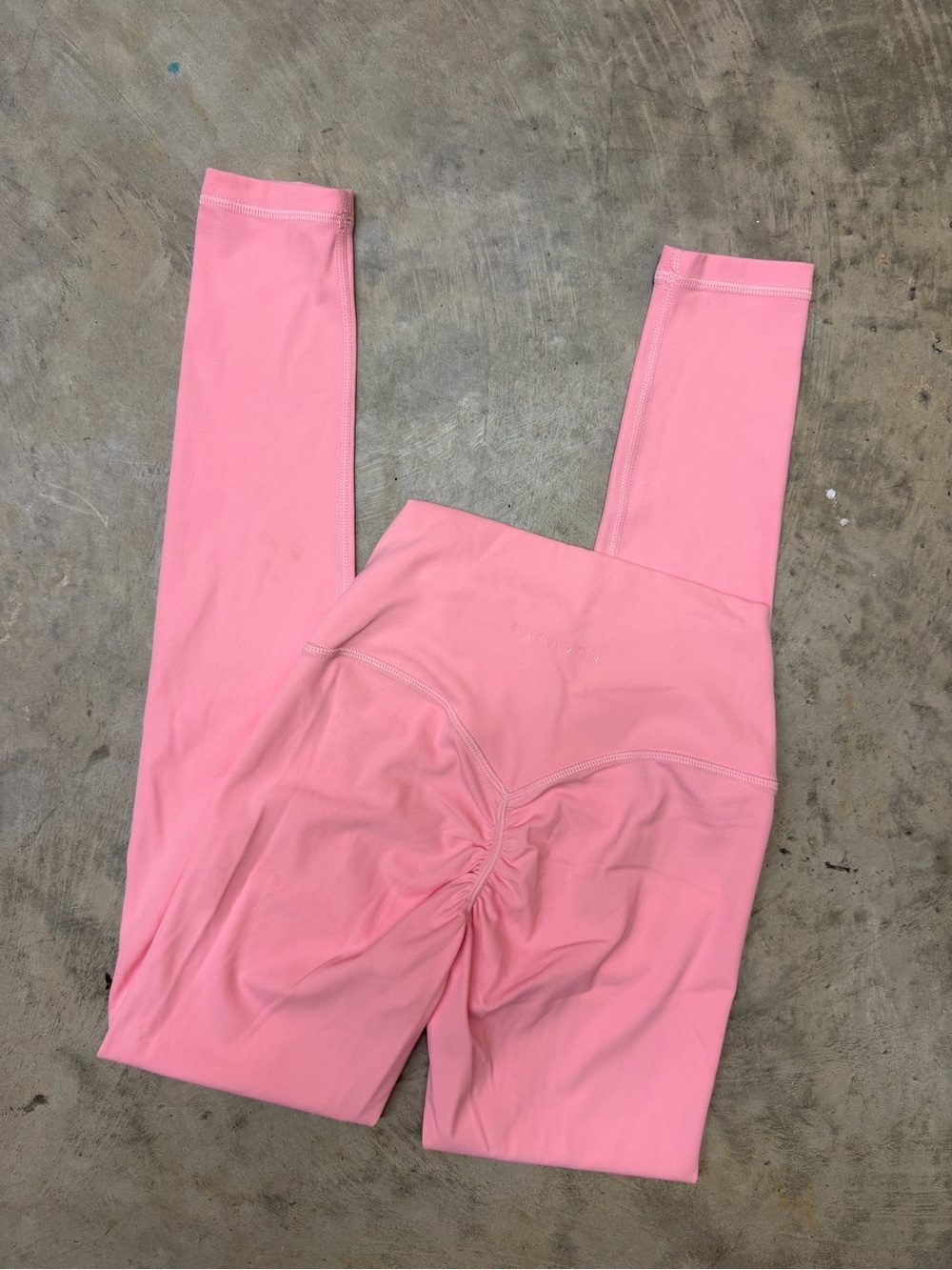 PARAGON Pink Scrunch-Back Active Leggings